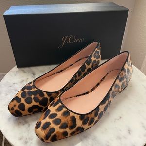 J. Crew Haircalf Classic Flats size 9